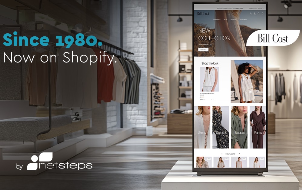 Η NetSteps ανέπτυξε το νέο ηλεκτρονικό κατάστημα της Bill Cost 